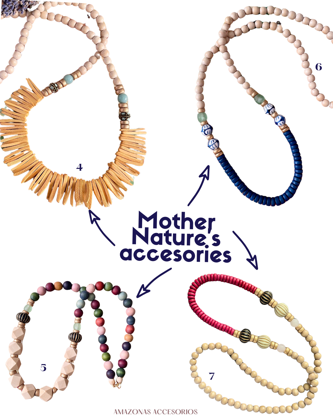 🌿🌺 Mother Nature's Necklaces Collection. (CLICK TO SEE ALL)